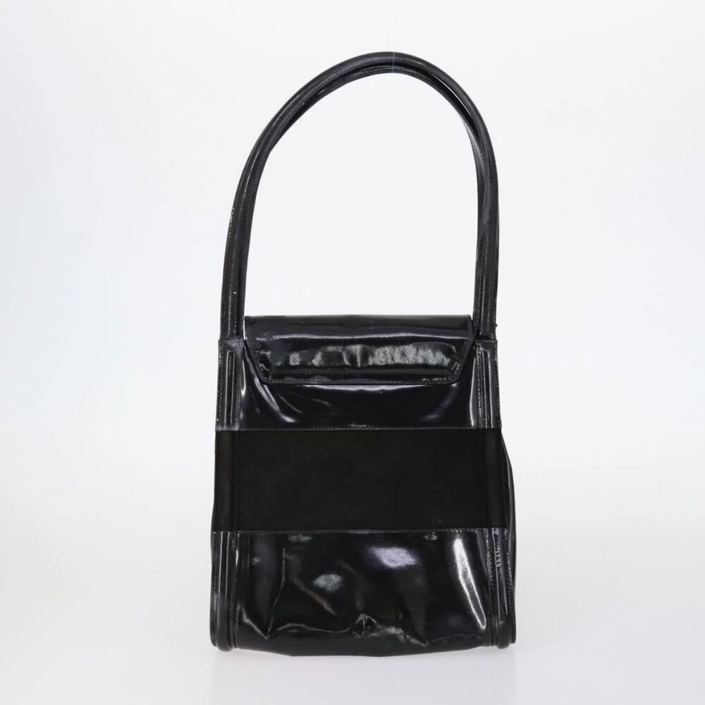 GUCCI Tote Bag Suede Canvas Nylon 4 Set Black Ivory Auth bs30282 - Picture 3 of 15